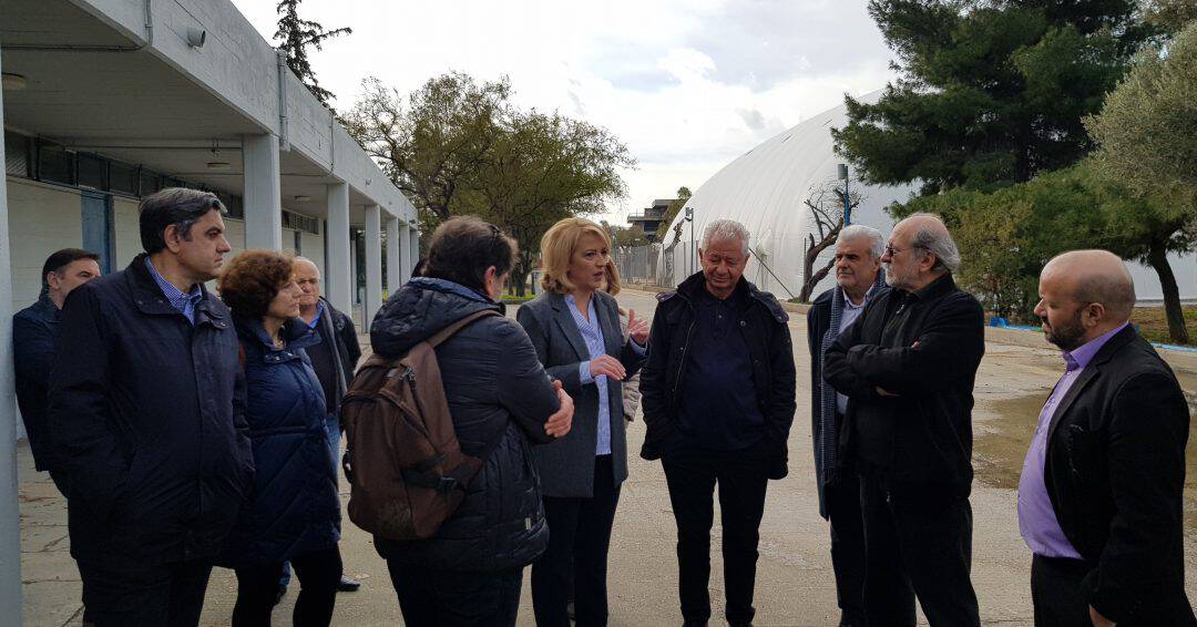 Επίσκεψη στον υπό ανάπλαση περιβάλλοντα χώρο του ΣΕΦ