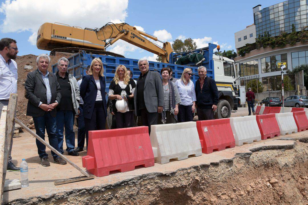 Επίσκεψη εργασίας σε έργα στο Κερατσίνι