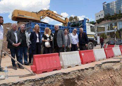 Επίσκεψη εργασίας σε έργα στο Κερατσίνι